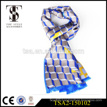 wholesale plain white silk scarves for dying 3D visual entertainment water cube high-end scarf